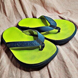 New Balance Thong Sandals Blue/Green Ladies Size 8